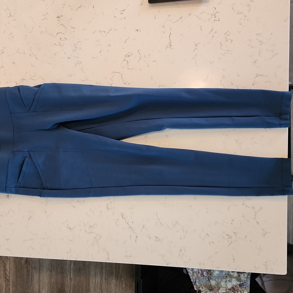 Betabrand Dress Pant Yoga Pants | Size S | Dark Teal | Stretch Work Leggings